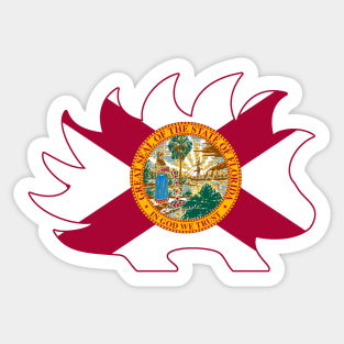 Florida Porcupine Sticker